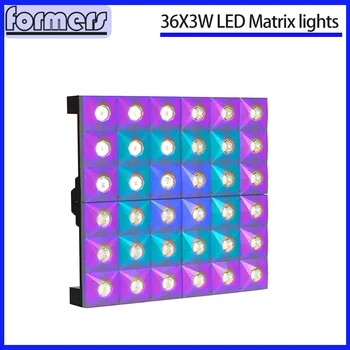 LED 36x3W RGB Blinder Matris ışın DMX512 Sahne Etkisi ışık uçuş Çantası DJ Disko Parti İçin Dans Pisti Kulüpleri Düğün Auxilia