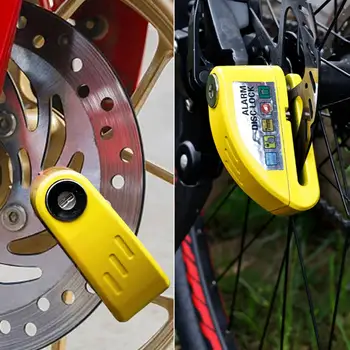 Yol Bisiklet Disk Kilidi Motosiklet Güvenlik Disk Kilidi Yüksek Desibel Anti-hırsızlık bisiklet fren diski Kilitleri için Ağır Hizmet ile Dağ