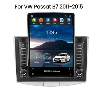 Tesla Tarzı Android 12.0 Araba Radyo VW Volkswagen Passat için B6 B7 CC 2010-2015 araç DVD oynatıcı Multimedya Oynatıcı Otomatik GPS Navigasyon 5G