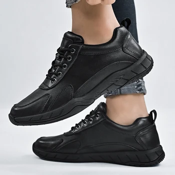 Yüksek kaliteli yay Moda deri ayakkabı Erkekler için günlük mokasen ayakkabı Moccasins Ayakkabı Erkek Hafif Sürüş Ayakkabı 2023 Yeni