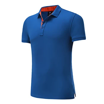 Yüksek Kaliteli Erkek Polo Gömlek Yaz Badminton Spor T Shirt Golf Giyim Spor Kısa Kollu Nefes Tenis T Shirt Polo