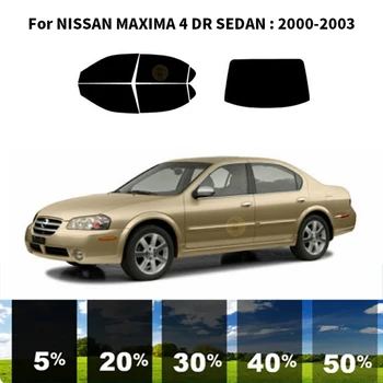 Önceden kesilmiş nanoceramics araba UV Pencere Tonu Kiti Otomotiv Cam Filmi NİSSAN MAXİMA İçin 4 DR SEDAN 2000-2003