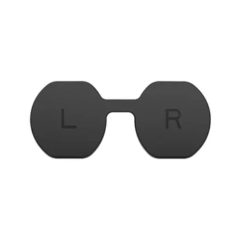 VR Lens Koruyucu Kapak Lens Kapağı Yumuşak Gözlük Silikon Kılıflar Kol Anti Scratch Kapak PS VR2 Kulaklık-Siyah