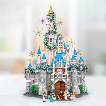 LOZ1051 Yeni Rüya Kale Yapı Taşları Monte Oyuncak Modeli Ev Dekorasyon Süsler Kız doğum günü hediyesi Tatil Hediyeler