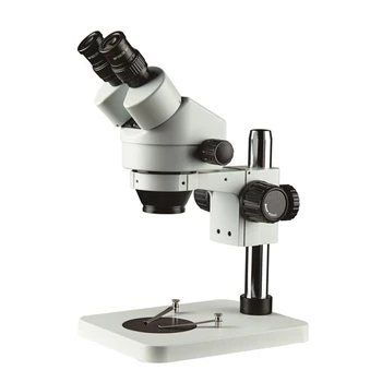 7x 45x Sürekli Zoom Büyütme Telefon PCB Tamir Microscopio Fabrika Simul-fokal Trinoküler Stereo Mikroskop
