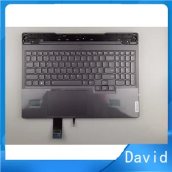 YENİ Orijinal ABD Klavye Lenovo Legion 5 için Y7000P R7000P 2022 Laptop Palmrest Üst Kapak Arkadan Aydınlatmalı Touchpad Değiştirme 15 IAH7