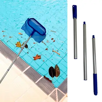 Alüminyum Alaşımlı Skimmer Net Kutup kaymaz Havuz Fırçası uzatma direği Sağlam Havuz Balık Ağı Aksesuarları Temizleme Aracı