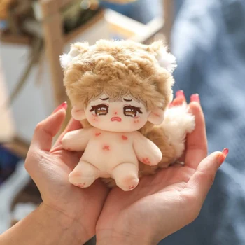 10cm Kawaii Mini Idol Bebek Anime Peluş Yıldız Bebek Dolması Özelleştirme Figürü Oyuncak Ağlayan Pamuk Bebek Peluş Oyuncaklar Hayranları Hediye