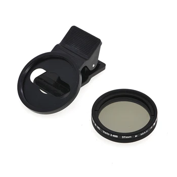 1 Adet Nötr Yoğunluk Cep Telefonu SLR Lens Kamera Etkili Ayarlanabilir ND2 400 Evrensel ND Filtre