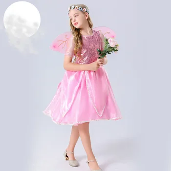 Cadılar Bayramı Cosplay çiçek Peri çocuk sahne kostüm
