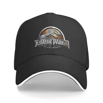 Özel Jurassic Parklar Beyzbol Şapkası Kadın Erkek Nefes Dinozor Baskı Baba Şapka Spor