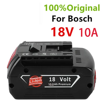 100 % Original18V 10ah şarj edilebilir lityum iyon batarya için Bosch 18V 6.0 A Yedek Pil Taşınabilir Yedek BAT609