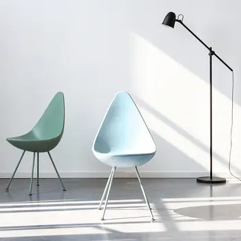 İskandinav plastik yemek sandalyeleri Mobilya Modern Minimalist Otel yemek odası sandalyesi Yaratıcılık Tasarımcı Ev Mutfak yemek sandalyeleri