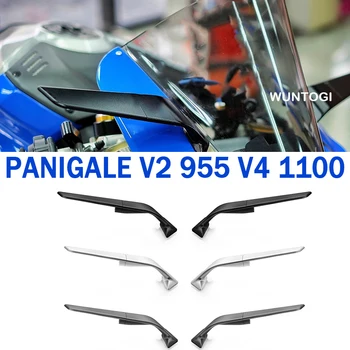 Ducati Panigale için V2 955 Ayarlanabilir Gizli Aynalar V4 1100 Motosiklet dikiz aynası Gizli Spor Winglet Ayna Kitleri