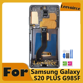 OLED Samsung Galaxy S20 Artı G985F / DS G986B G985 G985F İçin LCD ekran Dokunmatik Digitizer S20 + Kalem Fonksiyonu İle Parmak