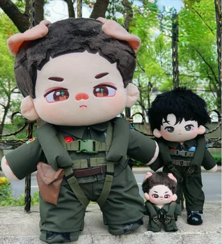 Giysi Kostüm Sevimli Cosplay Fan Yıldız Wang Yibo Uçan Takım Elbise İçin 10cm 20cm 30cm 40cm Peluş Bebek Oyuncak Hediye C GG Ön sipariş