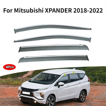 Mitsubishi XPANDER 2018-2022 için kapı SİPERLİĞİ Pencere Siperliği Aksesuarları Deri Koruma Kapı Siperliği Havalandırma Tonları Kapı Siperliği Havalandırma Tonları