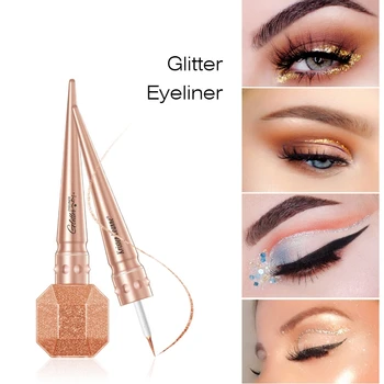 Sıcak Satış Kristen Leanne Rüya Starlight Sparkle Sparkle Ezilmiş Elmas Renk Sedefli Glitter Eyeliner Toptan Makyaj