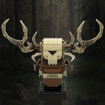Gobricks MOC Oyunu Witchers 3 Örgü Brickheadzs Yapı blok seti Vahşi Avı Oyunu Karakter Woodlands Ruhu Tuğla Çocuk Oyuncakları