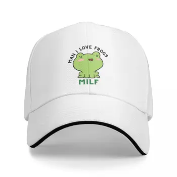 MILF MEME SANAT Adam Seviyorum Chill Kurbağalar baba şapkası Saf Renk kadın Şapka Güneş Koruma Beyzbol Kapaklar Doruğa Kap