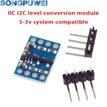 IIC I2C Seviye Dönüşüm Sensörü Diy Kiti Elektronik PCB devre kartı modülü 3.3-5V Sistemi UART SPI Seviye Dönüştürücü Pimleri ile Arduino için