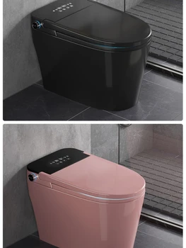 Akıllı tuvalet entegre anında ısı tipi otomatik susuz basınç sınırı uzaktan kumanda ses rengi ev tuvalet