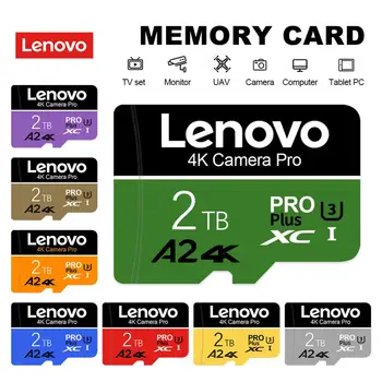 Orijinal Lenovo Mini SD Kart 2TB Flash Bellek Kartı 1TB Memoria Mikro TF SD Kart Su Geçirmez Telefon Kamera Drone Ekran Kartı