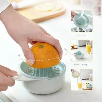 Manuel Taşınabilir Narenciye Sıkacağı mutfak gereçleri Plastik Portakal Limon Sıkacağı Çok Fonksiyonlu Meyve Sıkacağı Makinesi Mutfak Aksesuarları
