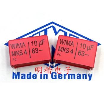 Ücretsiz Kargo 2 adet / 5 adet WIMA Almanya kondansatör MKS4 63V 10UF 106 P = 27.5 mm