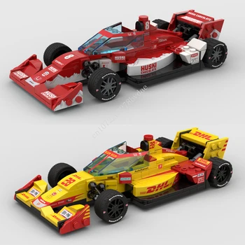 269 ADET MOC Hız Şampiyonları CGR Ericsson / AA Grosjean Yarış Modeli Yapı Taşları Teknoloji Tuğla DIY Montaj Çocuk Oyuncakları Hediyeler