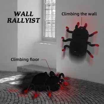 Elektrikli Simülasyon Örümcek Uzaktan Kumanda Duvar Tırmanma Örümcek Duvar Tırmanma Araba Elektrikli Oyuncaklar doğum günü hediyesi Elektrikli Örümcek