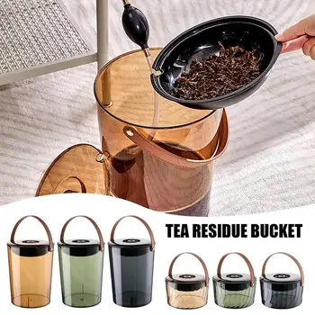 Çay su kovası Şeffaf Taşınabilir çay seti Kullanımlık çay masası drenaj kovası Çok Fonksiyonlu İçecek Dağıtıcı Mutfak Gadget