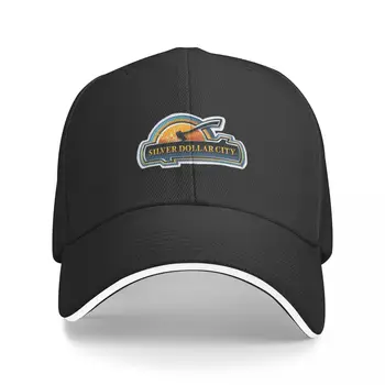 Yeni Gümüş dolar şehir logosu beyzbol şapkası Askeri Taktik Kapaklar Yeni Şapka özel şapkalar kadın Golf Giyim erkek