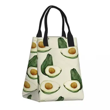 Öğle yemeği Çantası Kağıt yemek kabı Tote Çanta Avokado Meyve Yalıtım Soğutmalı Taşınabilir saklama çantası Okul Açık Piknik
