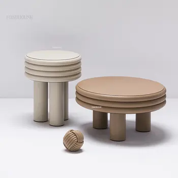 Iskandinav Yuvarlak Sehpalar Ev Kanepe Yan Sehpa Modern Minimalist Yaratıcı Tasarımcı Sehpa Oturma Odası Mobilya için