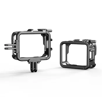 Metal kamera kafesi Koruyucu Çerçeve Evrensel Vida Deliği Adaptörü Tutucu Spor Kamera Aksesuarları Insta360 GO 3