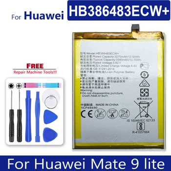 Huawei Mate 9 lite Için cep Telefonu Pil HB386483ECW / Mate9 lite Yüksek Kalite Pil Li-polym Bateria