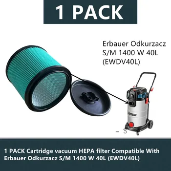 1 PAKET Kartuş vakum HEPA filtre İle Uyumlu EWDV40L Erbauer Odkurzacz S/M 1400 W 40L ıslak ve kuru elektrik süpürgesi parçaları