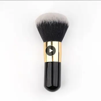 Siyah Allık Fırçası Yüz Güzellik Vakfı Pudra Makyaj Fırça Araçları Ücretsiz Kargo Maquiagem Yüksek Qaulity