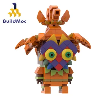 Bricklink Oyun Zeldaed Aksiyon Figürleri Kafatası Çocuk ve majora'nın Maskesi Anime Brickheadz oyuncak inşaat blokları Çocuklar İçin Cadılar Bayramı Hediye