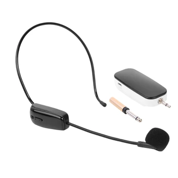 UHF 630-696 Mhz Kablosuz Kulaklık Kapasitif Mikrofon + Alıcı Hoparlörler İçin Fit Öğretim Toplantısı Şarkı