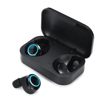 bluetooth 5.0 TWS kablosuz kulaklık Su Geçirmez Spor Kulaklık Adaptif Gürültü İptal Otomatik Eşleştirme Kulaklık Şarj Kutusu ile
