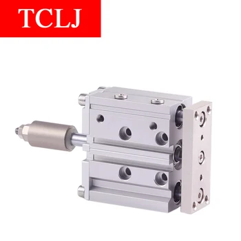 TCLJ32, TCLJ40, Çap, 10-175, Kompakt, pnömatik, hava, silindiri, kılavuz, çubuk, silindir, TCLJ40-20, TCLJ32-20, TCLJ40-30