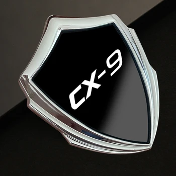 Araba Sticker 3D Tarzı Amblemi Araba Vücut Trim Sticker Çıkartma Rozeti Aksesuar İç Metal Araba Sticker Mazda CX9