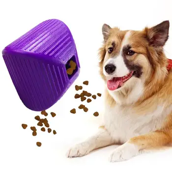 Köpek Topu Oyuncaklar İçin Pet Diş Temizleme Eğlenceli İnteraktif Gıda Dağıtım Köpek Oyuncak IQ Eğitim Gıda Dağıtım Bulmaca Köpek Pals Sert