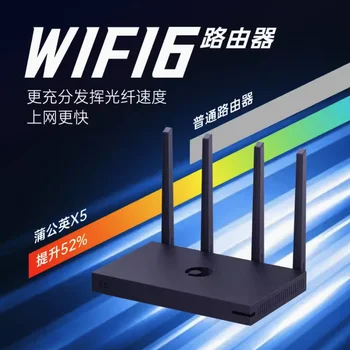 Karahindiba 5 Gigabit Ağ Bağlantı Noktası Ax1800 Çift Frekanslı Kablosuz Yönlendirici X5-7 Nesil Wıfı6 Sd - Wan Çift Frekanslı Yönlendirme