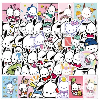10/30/50 adet Kawaii Karikatür Pochacco Çıkartmalar Sanrio Çıkartması DIY Dizüstü Telefon Kırtasiye Sevimli Anime dekorasyon çıkartması Çocuklar için Oyuncak