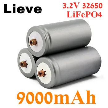 1-10 ADET Marka kullanılan 32650 9000mAh 3.2 V lifepo4 şarj edilebilir pil Profesyonel Lityum Demir Fosfat Güç Pil vidalı