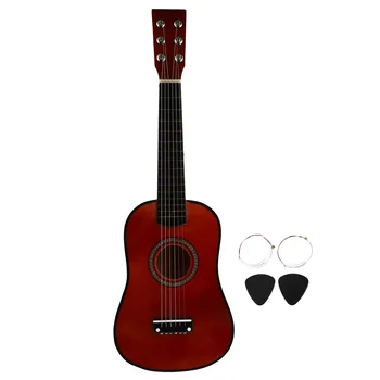 23 İnç Gitar Pratik ahşap Müzik aleti Çocuk Oyuncak Kız Oyuncaklar eski Moda Çocuk Mini