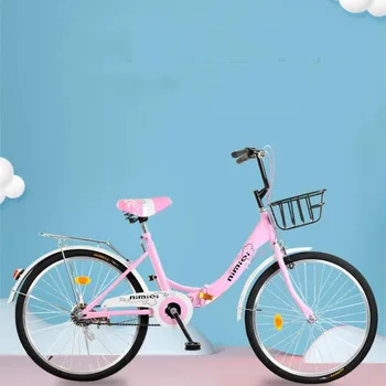 Selfree 22/24 inç katlanır bisiklet çelik bisiklet şehir taşınabilir ışık öğrenci bisiklet Bicicleta Infantil dağ bisikleti WXH14YH